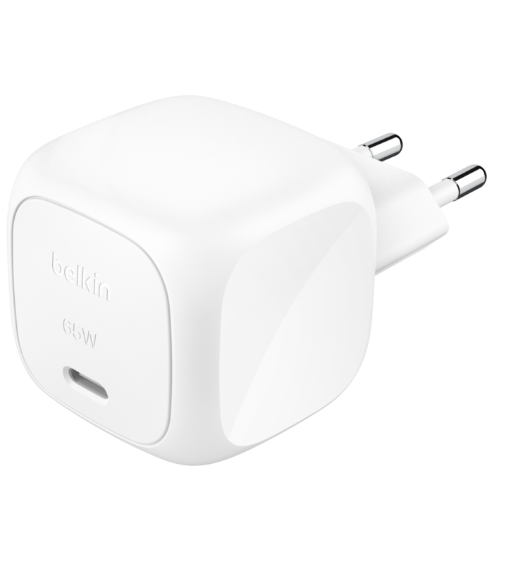Chargeur secteur BELKIN BoostCharge USB-C 65 W / Blanc