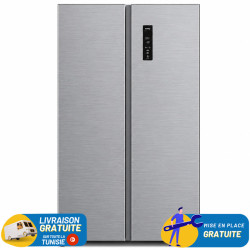 Réfrigérateur NEWSTAR NoFrost Side By Side 560 Litres / Silver