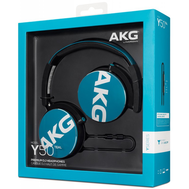 Casque Audio AKG Y50 Pliable avec Câble Détachable et Micro Pour Smartphones