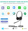 Micro casque bureaux YeaLink UH34 Dual / certifiée Microsoft Teams