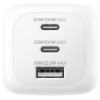 Chargeur secteur BELKIN BoostCharge Pro GaN 3 ports 100 W + kit de voyage / Blanc