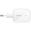 Chargeur mural Belkin 70 W à 3 ports GAN avec embouts / prise US/UK/UE