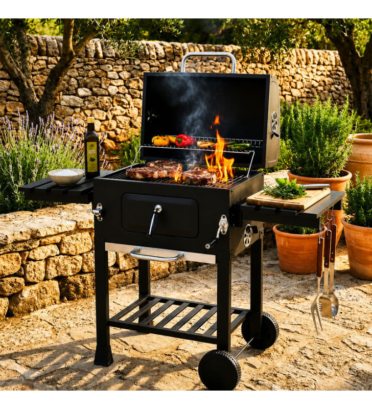 BARBACUE A CHARBON PRO NOIR