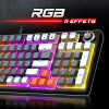 Clavier Gaming Filaire Mécanique Spirit Of Gamer XPERT K350 RGB / Brown Switch / Gris