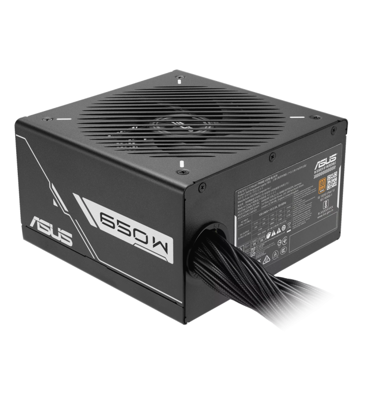 Boîte d'alimentation ASUS Prime 650W Bronze 80Plus / ATX / Noir