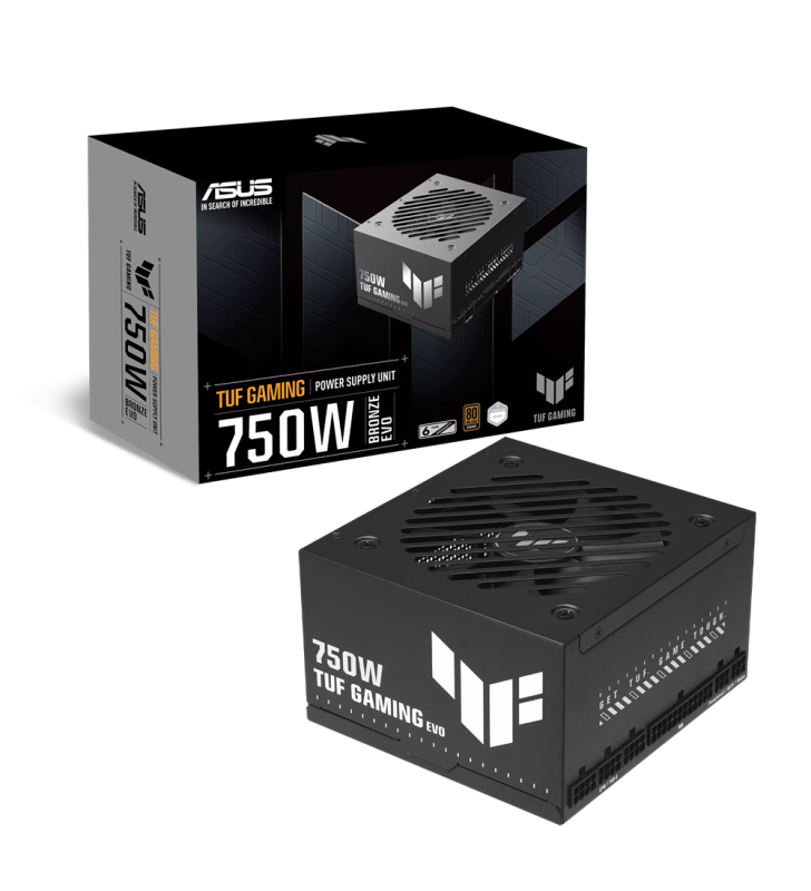 Boîte d'alimentation ASUS TUF GAMING 750B-EVO Bronze 80Plus / 750W / ATX / Blanc
