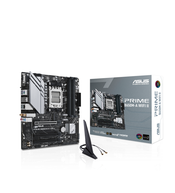 Carte mère ASUS PRIME B650M-A WIFI II / AM5 / mATX / DDR5