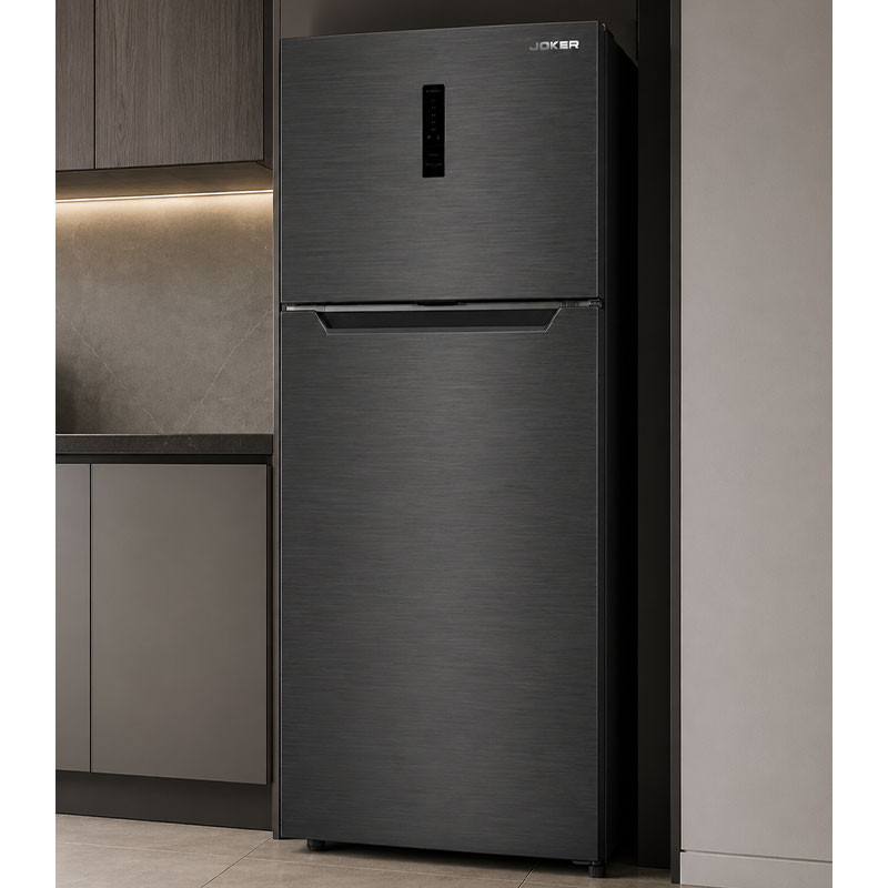 Réfrigérateur JOKER No Frost 430 Litres / INOX avec Afficheur