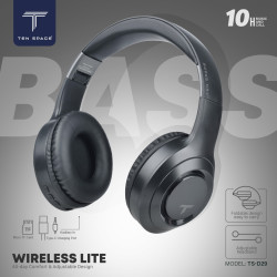 Casque Sans fil Ten Space Deep Bass Series  / Noir