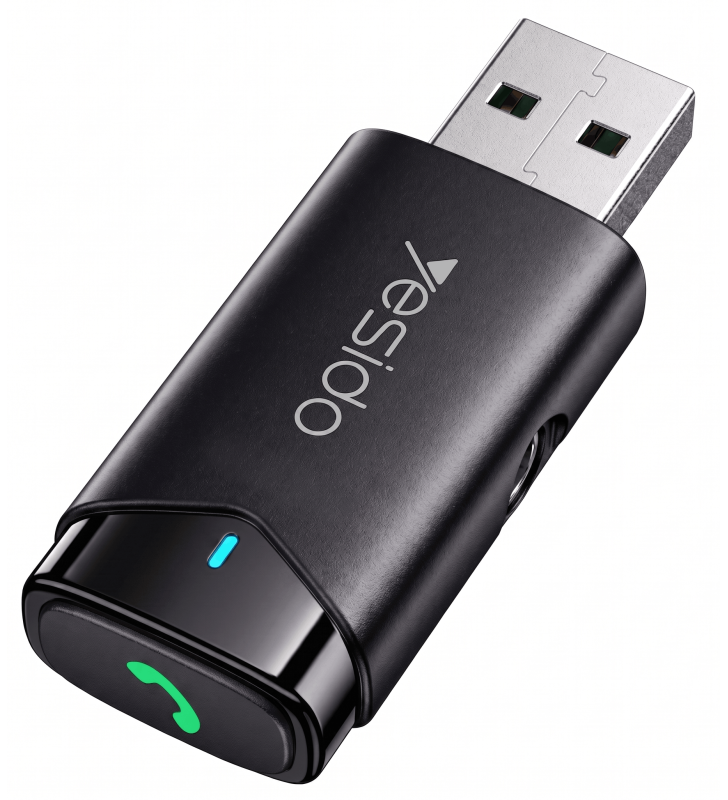 Adaptateur Bluetooth pour Voiture Yesido YAU40 / Noir
