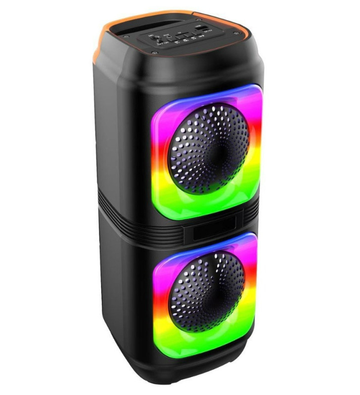 Haut-parleur Super grande Mega Extra ABS-2402 / RGB / 10 W / Noir