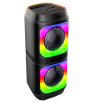 Haut-parleur Super grande Mega Extra ABS-2402 / RGB / 10 W / Noir