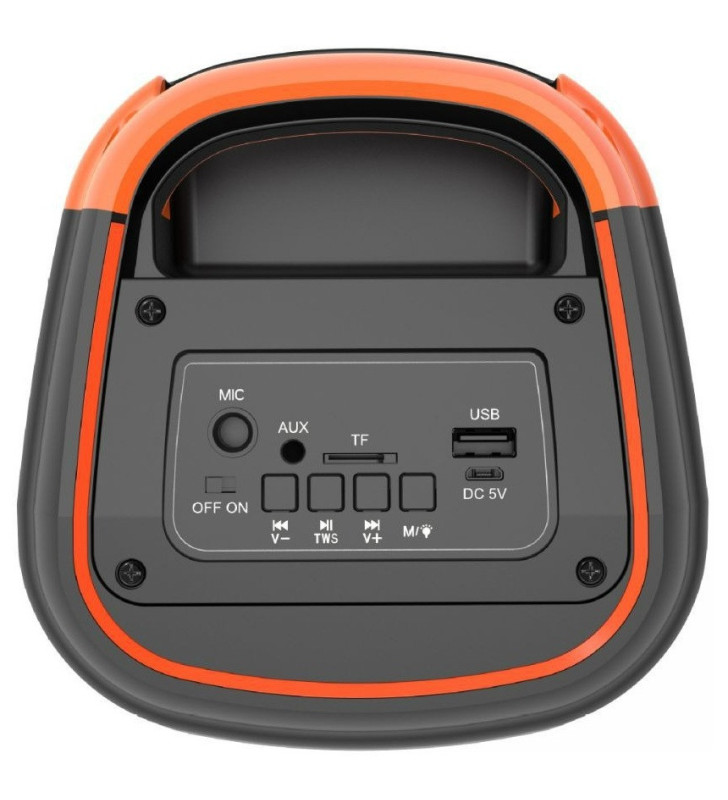 Haut-parleur Super grande Mega Extra ABS-2402 / RGB / 10 W / Noir