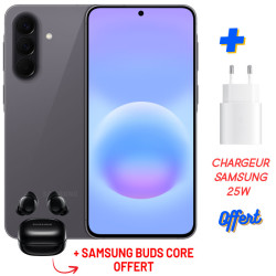 Smartphone Samsung Galaxy A57 5G 16 Go/256 Go / Gris + Chargeur Samsung original 25W Gratuit