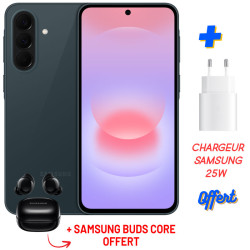 Smartphone Samsung Galaxy A37 5G 16 Go/128 Go / Vert + Chargeur Samsung original 25W Gratuit