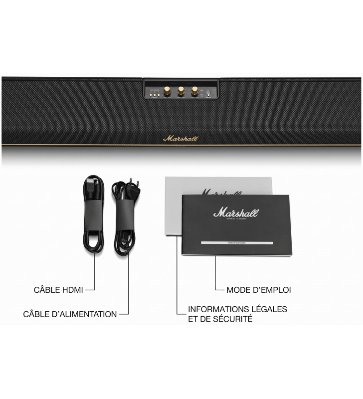 Barre de Son MARSHALL HESTON 120 / Noir