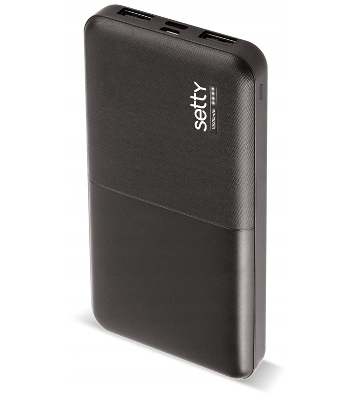 Power Bank Setty 10000 mAh / Noir