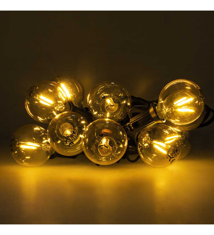 Guirlande solaire LED Forever Light SUNARI FLS-125 / 5,5 m 10 ampoules