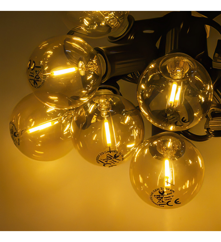 Guirlande solaire LED Forever Light SUNARI FLS-125 / 5,5 m 10 ampoules