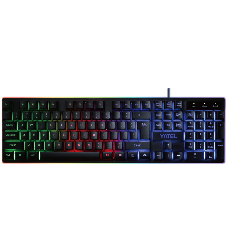Clavier Filaire gaming YATEL K500 / RGB / Noir