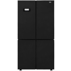 Réfrigérateur BEKO No Frost Side By Side INVERTER 680 Litres / Black glass