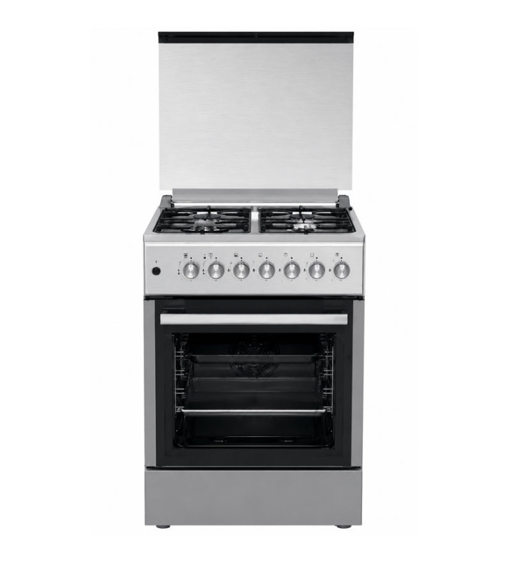 Cuisinière MAXWELL 4 Feux Thermocouple / 60cm / Inox / MAX-GCP60FWI
