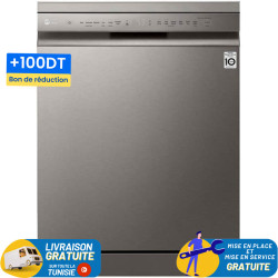 Lave Vaisselle LG SmartThinQ / 14 Couverts / Inox + 100DT Bon de Réduction