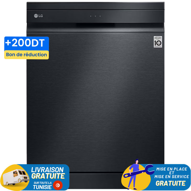 LAVE VAISSELLE LG 14 Couverts MIDDLE BLACK + 200DT Bon de Réduction
