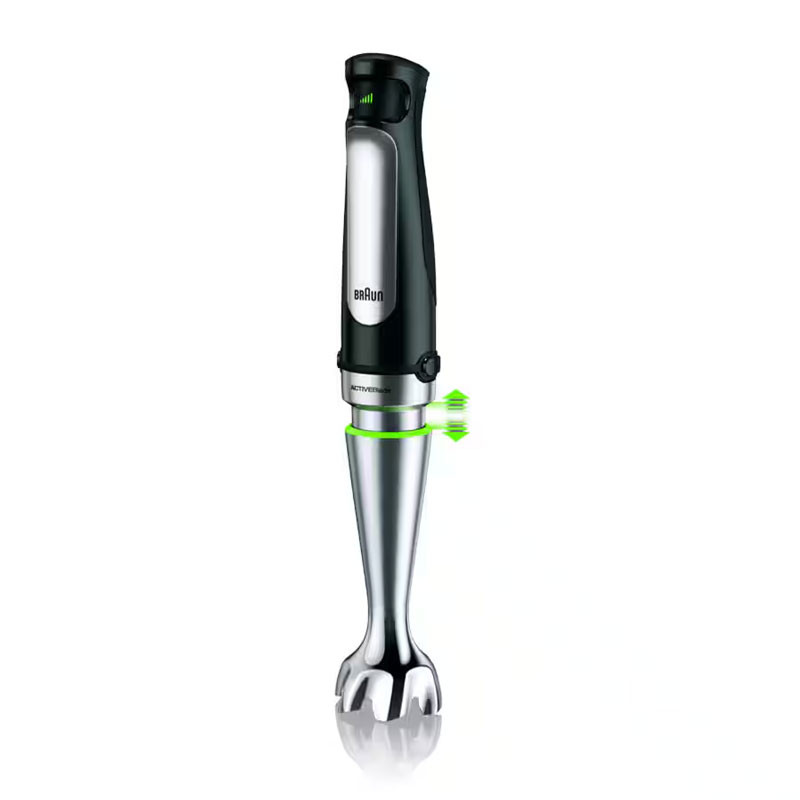 Mixeur plongeant BRAUN 9 en 1 / 1000W / Noir