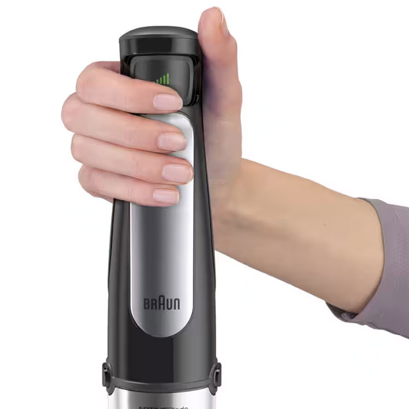 Mixeur plongeant BRAUN 9 en 1 / 1000W / Noir