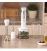 Mixeur plongeant BRAUN 3 en 1 / 1000W  / Blanc
