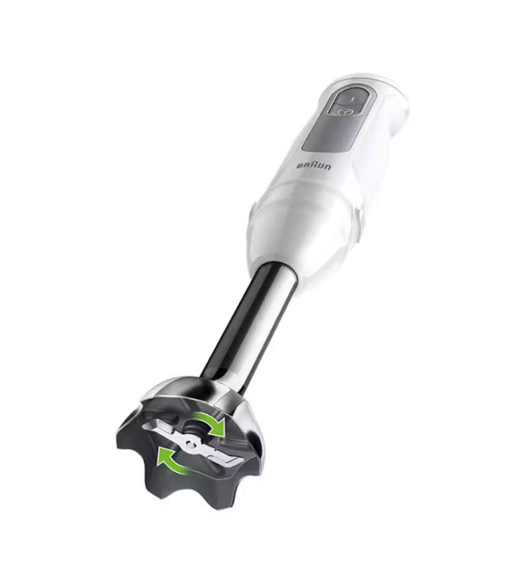 Mixeur plongeant BRAUN 3 en 1 / 1000W  / Blanc