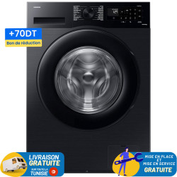 Machine à LAVER SAMSUNG 9KG INVERTER / Noir + 70DT Bon de Réduction