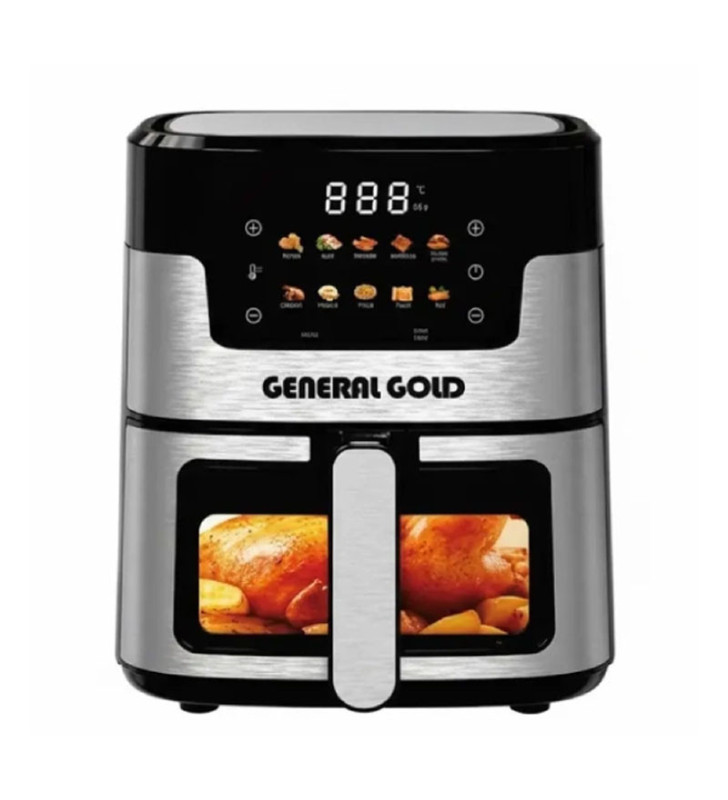 AIR FRYER GENERAL GOLD 8 Litres / 1400W / Noir