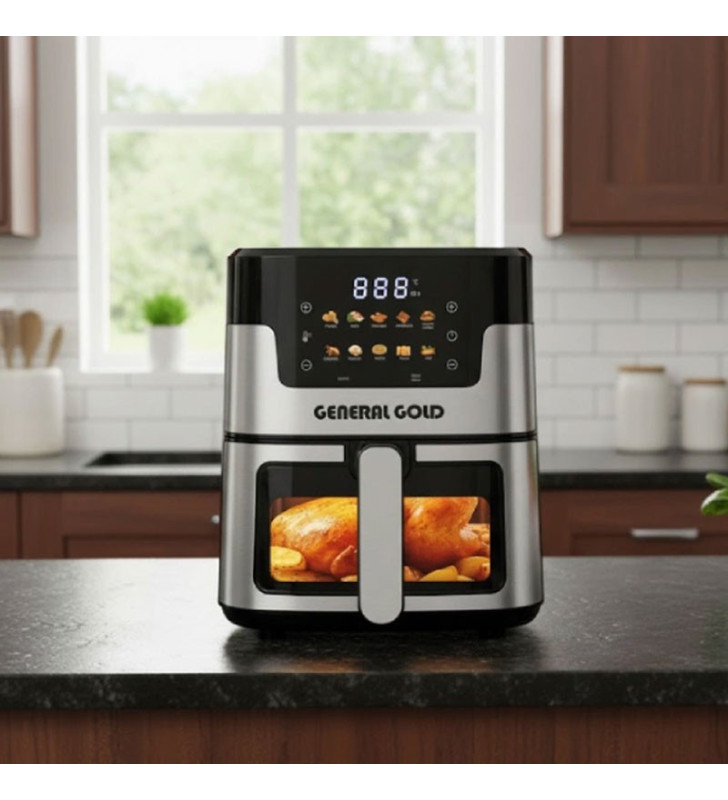 AIR FRYER GENERAL GOLD 8 Litres / 1400W / Noir