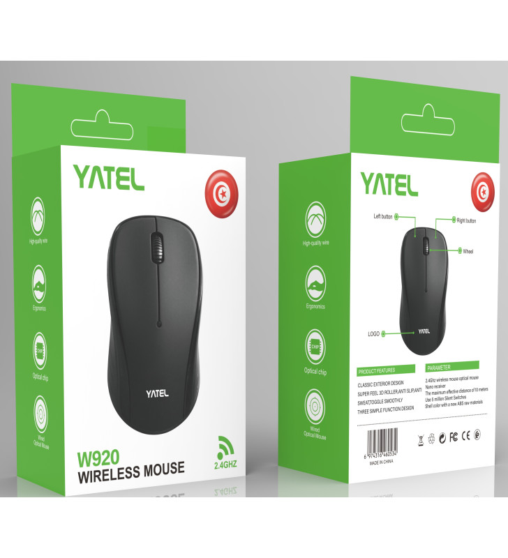 Souris sans fil Yatel W920 / Noir