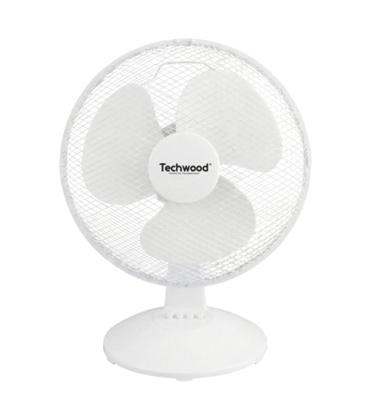 Ventilateur de table TECHWOOD 30CM / Blanc