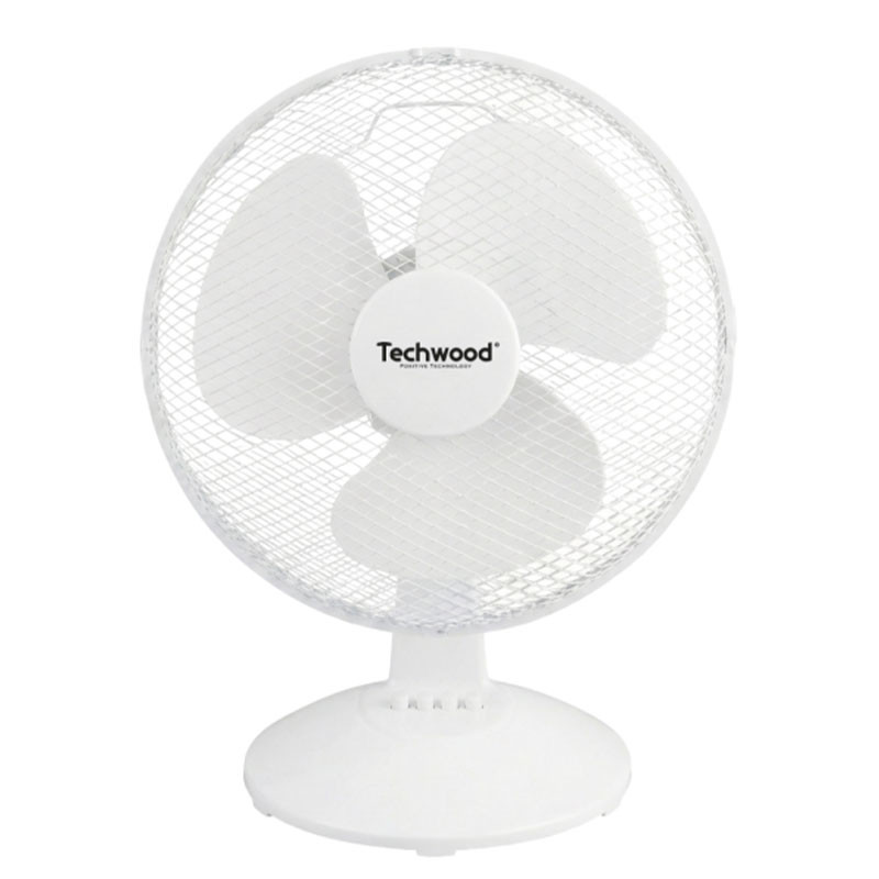 Ventilateur de table TECHWOOD 30CM / Blanc