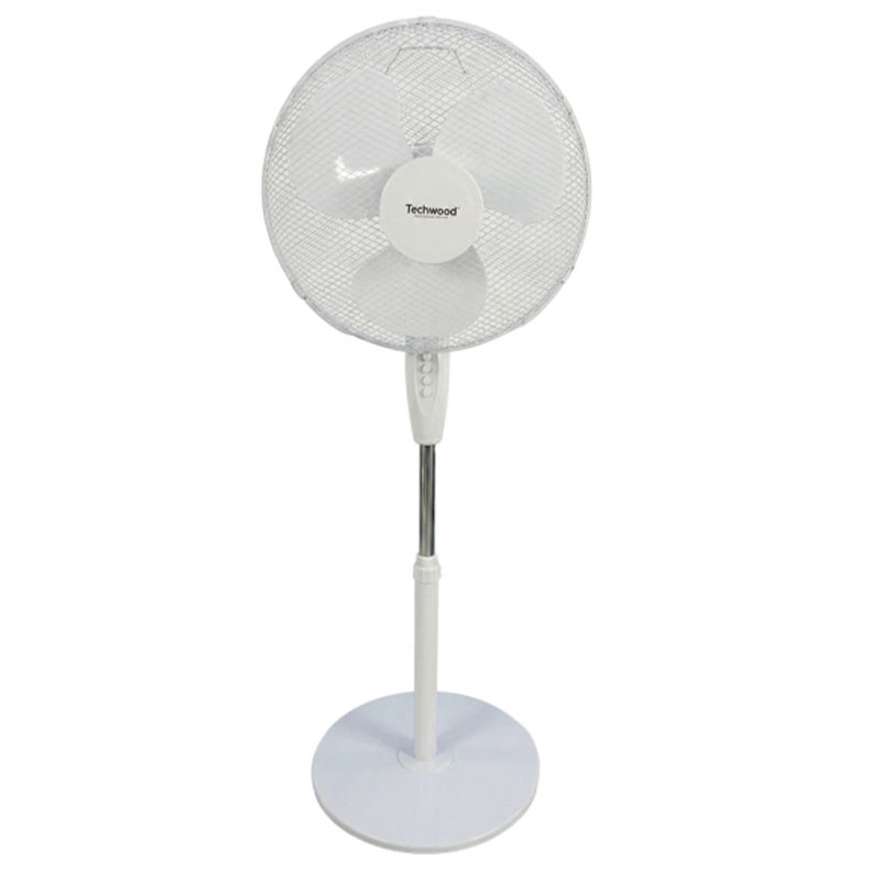Ventilateur TECHWOOD SUR PIED 40CM / BLANC