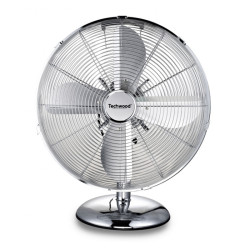 Ventilateur de Table TECHWOOD finition chromée 30CM