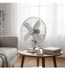 Ventilateur de Table TECHWOOD finition chromée 30CM
