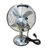 Ventilateur de Table TECHWOOD finition chromée 30CM