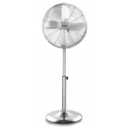 Ventilateur sur pied TECHWOOD 50W Finition chromée 40CM