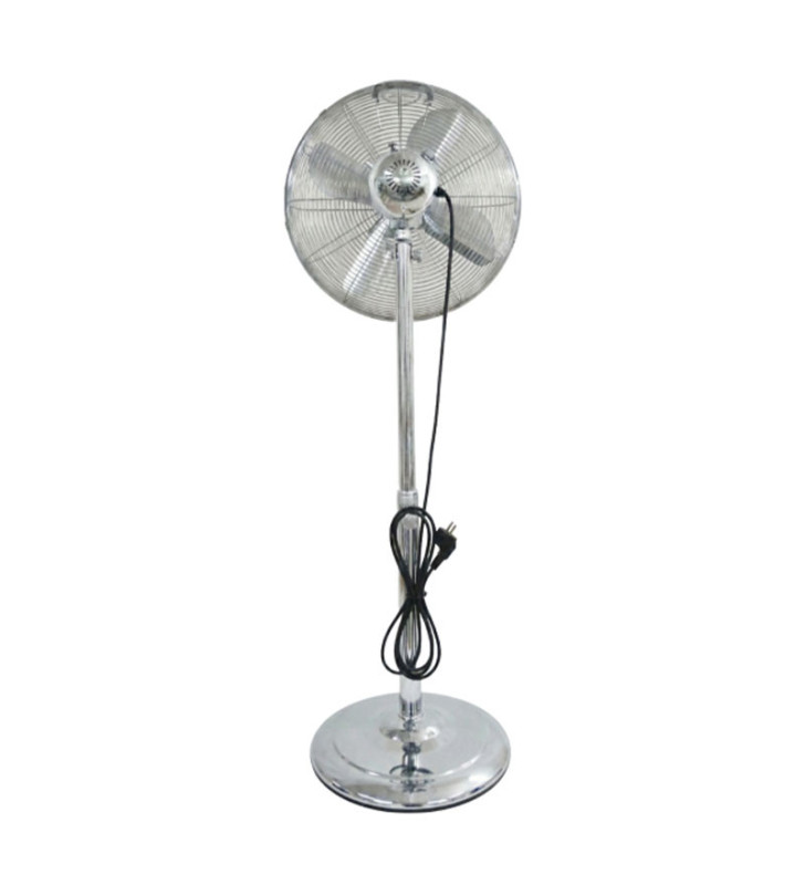 Ventilateur sur pied TECHWOOD 50W Finition chromée 40CM