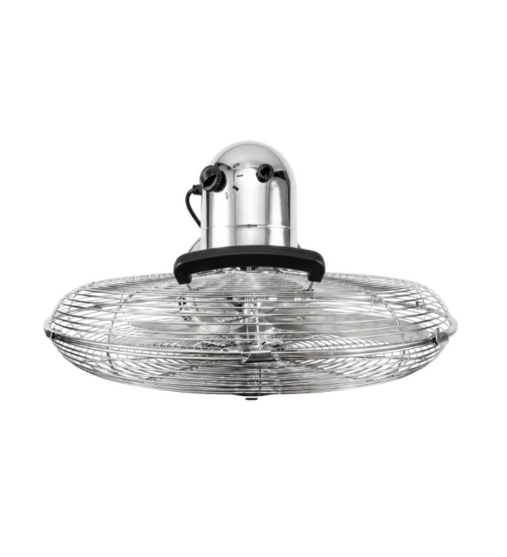 Ventilateur sur pied TECHWOOD 50W Finition chromée 40CM