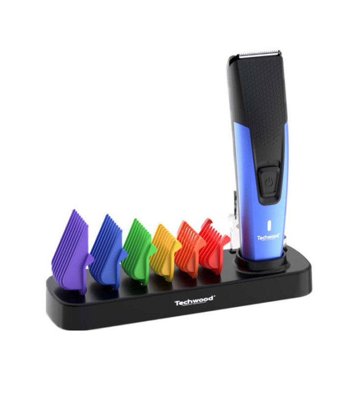 Tondeuse à barbe Rechargeable TECHWOOD PORT USB Type C / Bleu