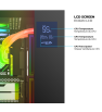 Boîtier Gamer Spirit of Gamer Viper CRX DARK / ATX LCD intégré / 6 Fan / ARGB / Noir