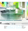 Boîtier Gamer Spirit of Gamer Viper CRX ARTIC / ATX LCD intégré / 6 Fan / ARGB / Blanc