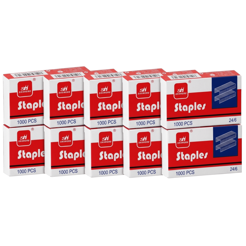 Lot de 10 AGRAFE 24/6 / Silver