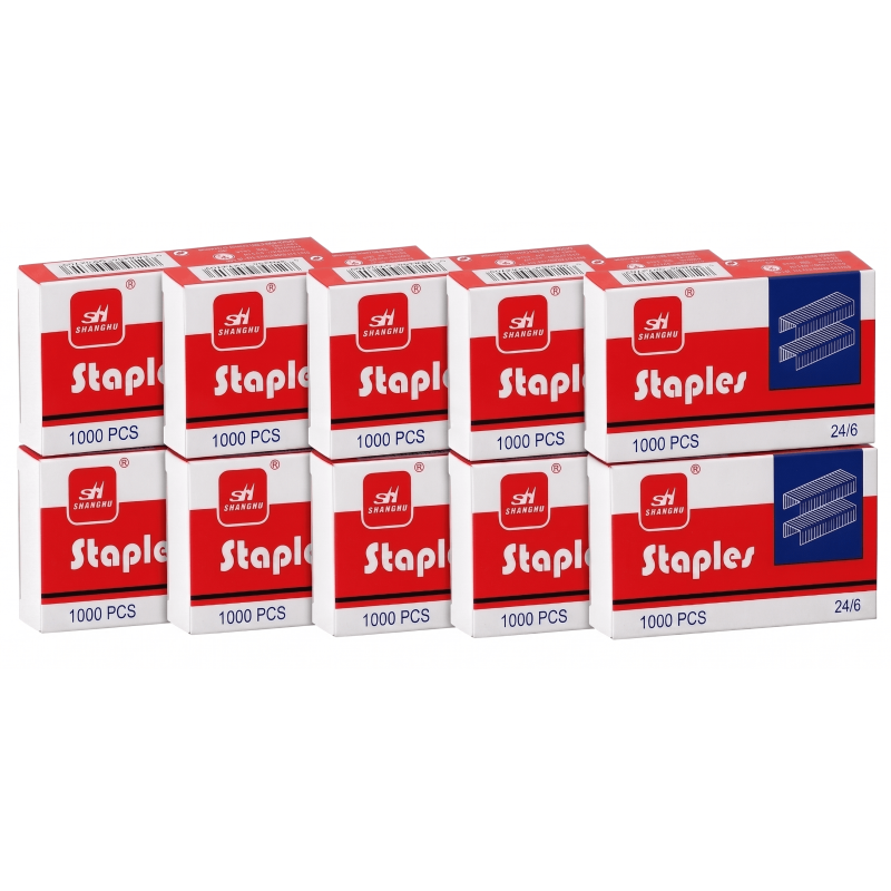Lot de 10 AGRAFE 24/6 / Silver